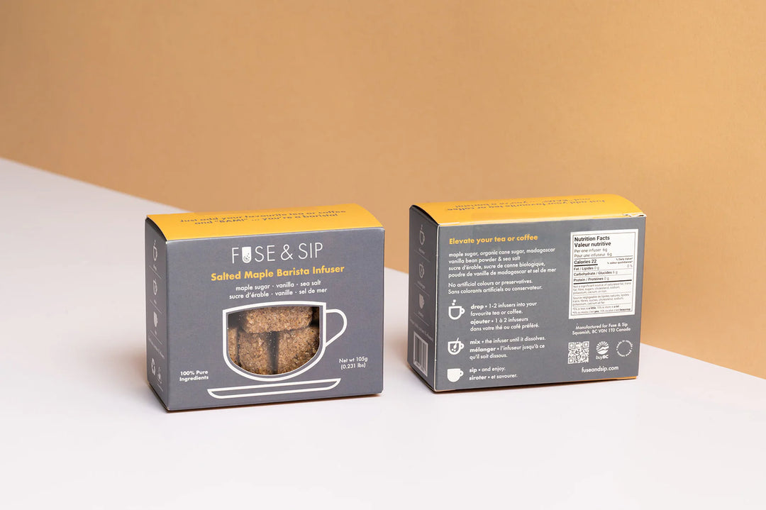 FUSE & SIP SALTED MAPLE BARISTA INFUSER - 105g