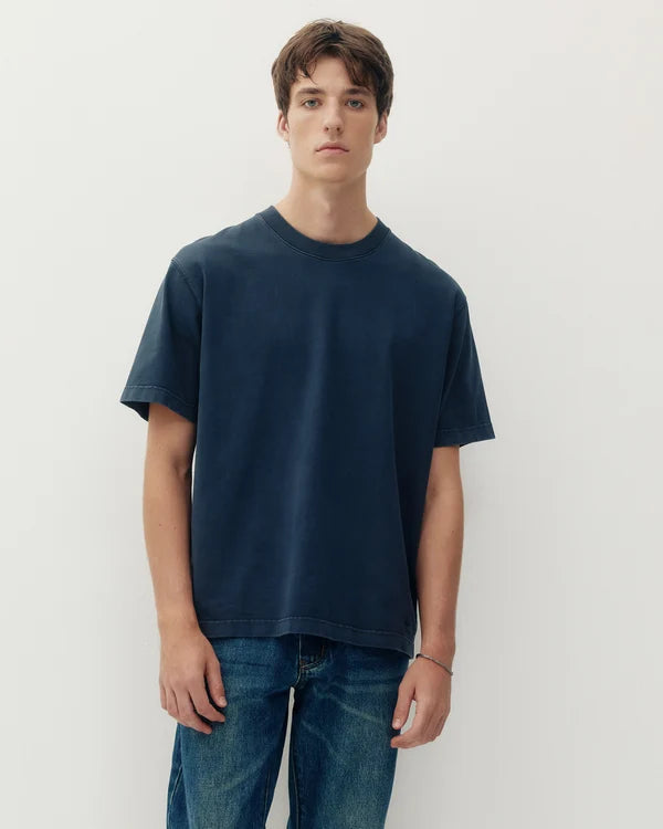 OVERSIZED HEAVY TEE "NAVY"