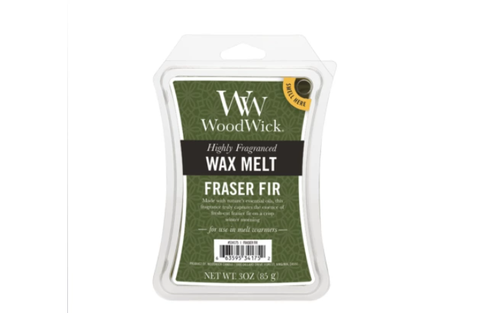 WoodWick Wax Melt - FRASER FIR, PACK OF 6