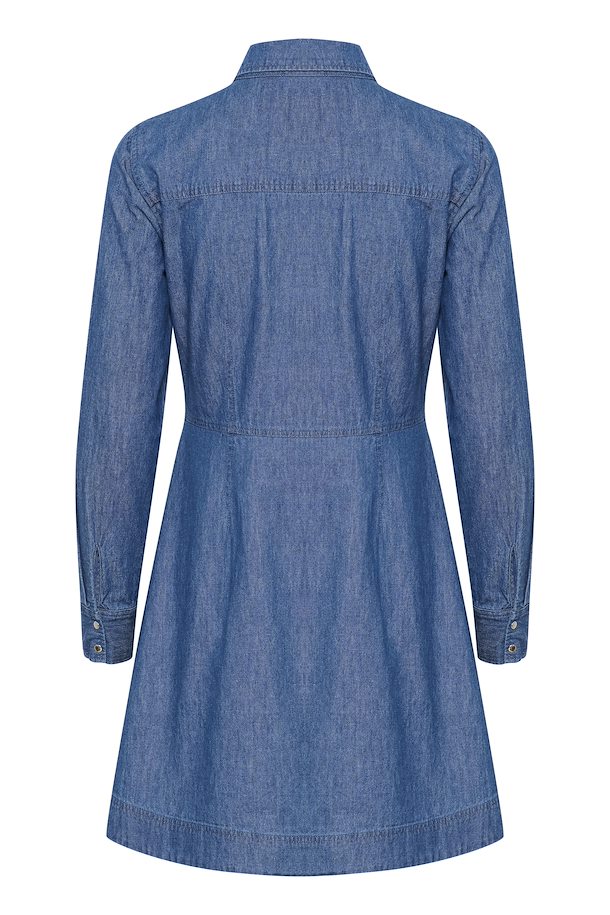 Part Two Freja Dress - Medium Blue Denim