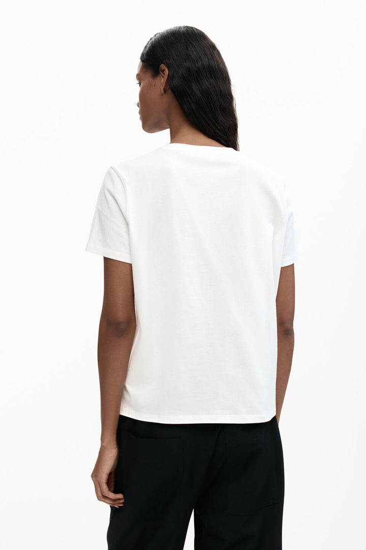 GARDEN FLOWERS T-SHIRT "WHITE"