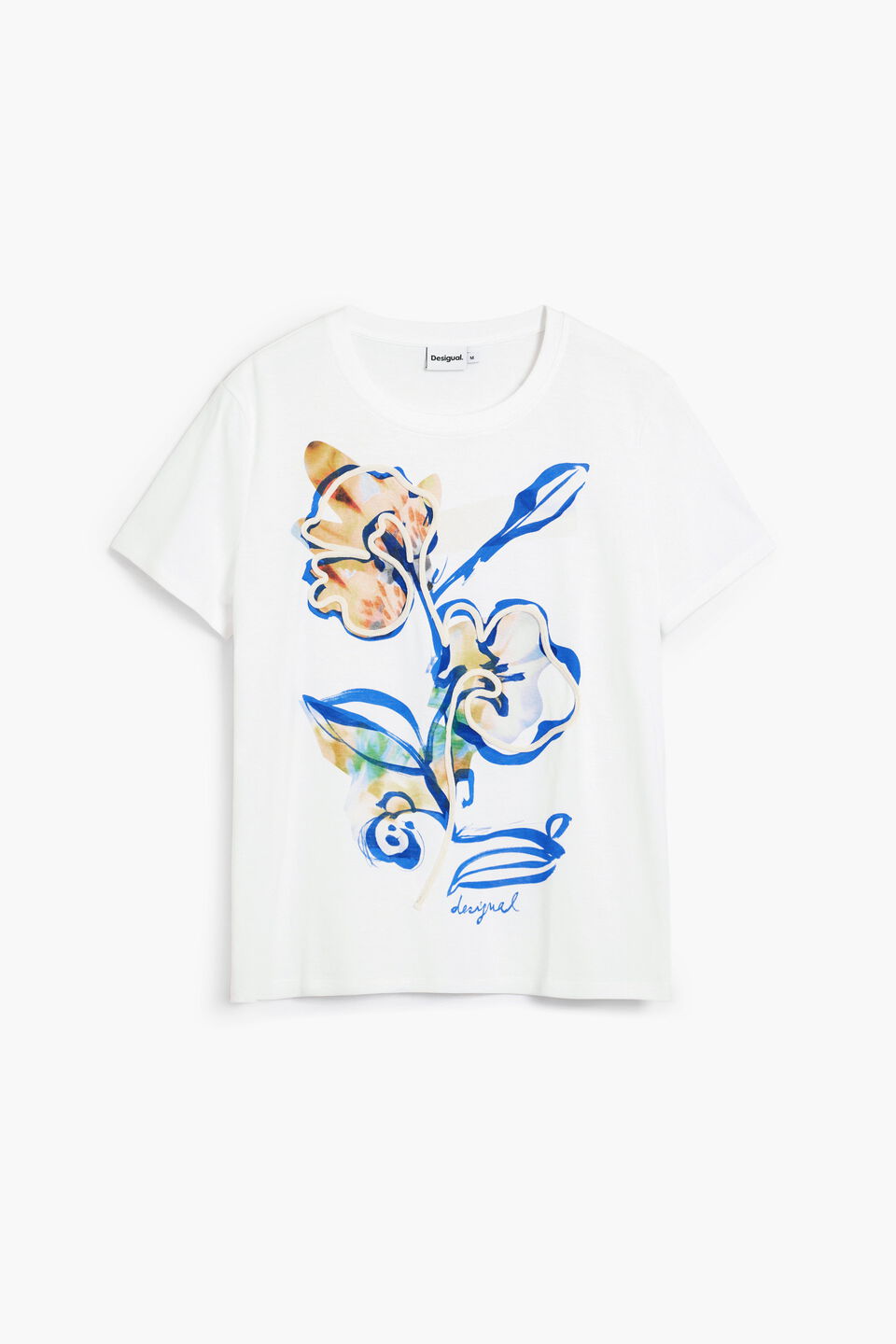 GARDEN FLOWERS T-SHIRT "WHITE"