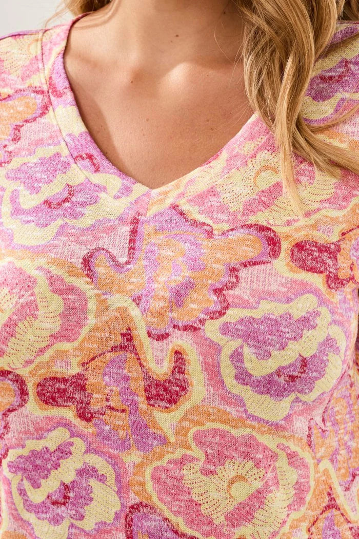 CAP SLEEVE WEAR TWO WAYS TOP "GARDENIA"