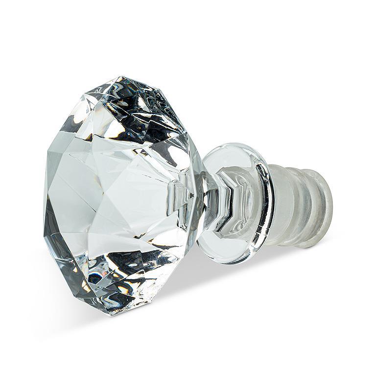 ROUND CUT GEM BOTTLE STOPPER