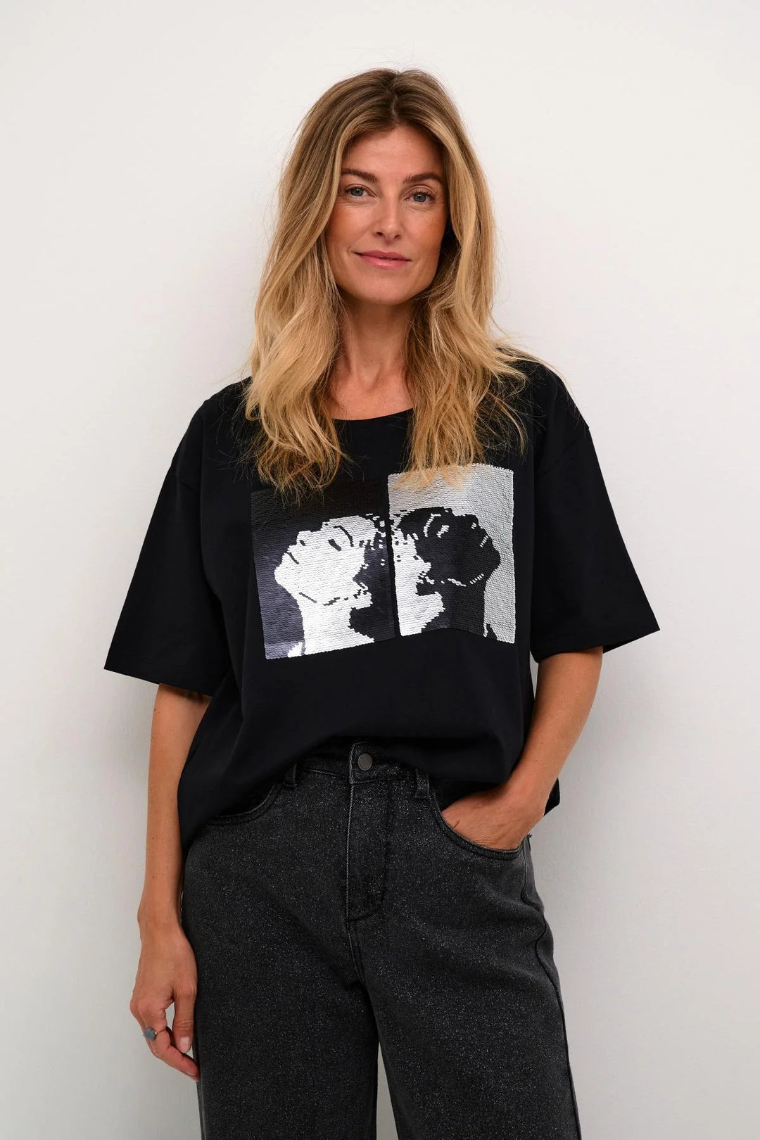 CRGINNY T-SHIRT "PITCH BLACK"