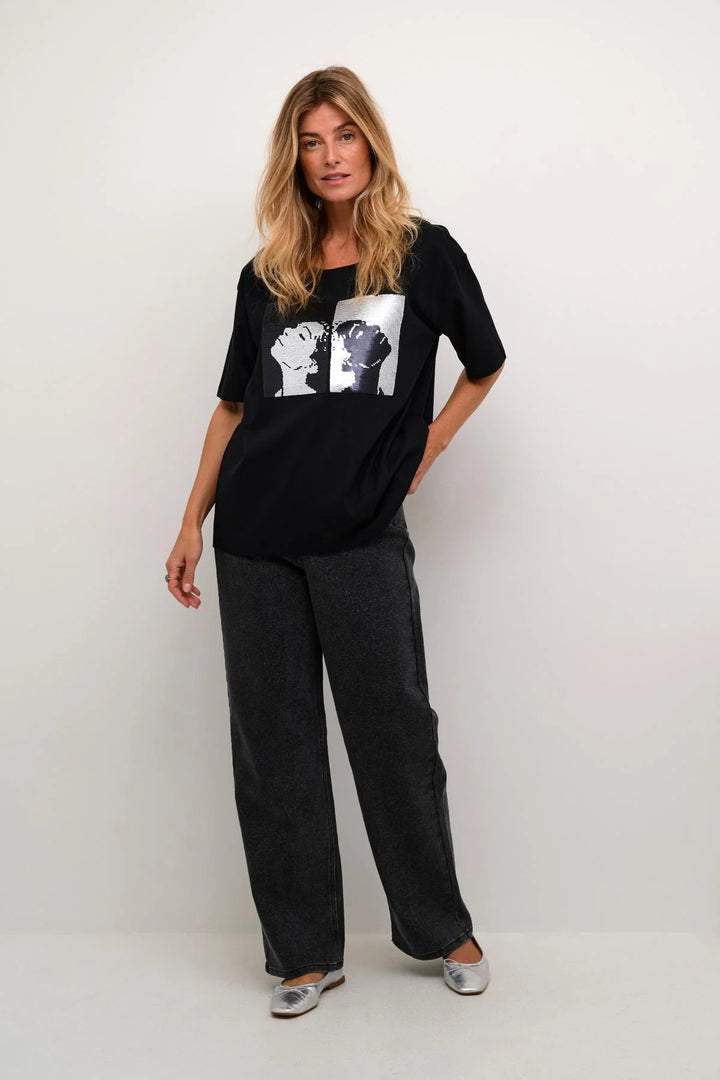 CRGINNY T-SHIRT "PITCH BLACK"