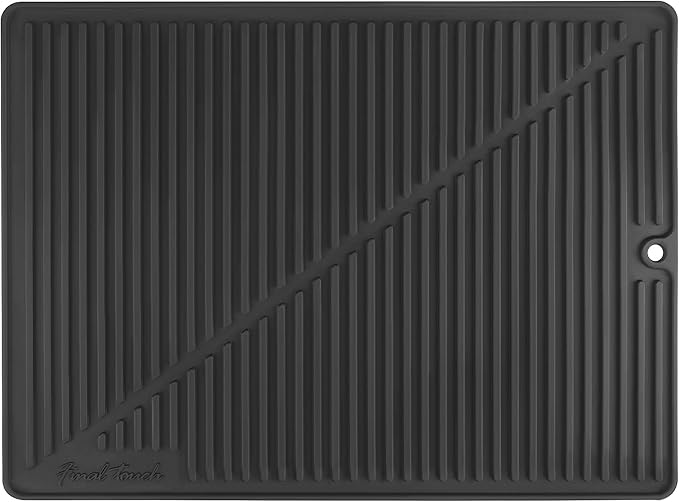 SILICONE GLASS DRYING MAT - BLACK