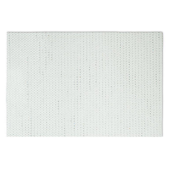 WHITE GLITTERY PLACEMAT - 12X18''L