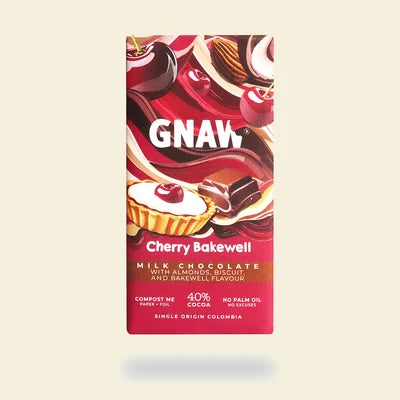 CHERRY BAKEWELL MILK CHOCOLATE BAR 80G