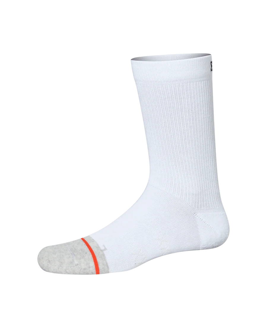 GOOD FORM CREW SOCK  "WHITE"