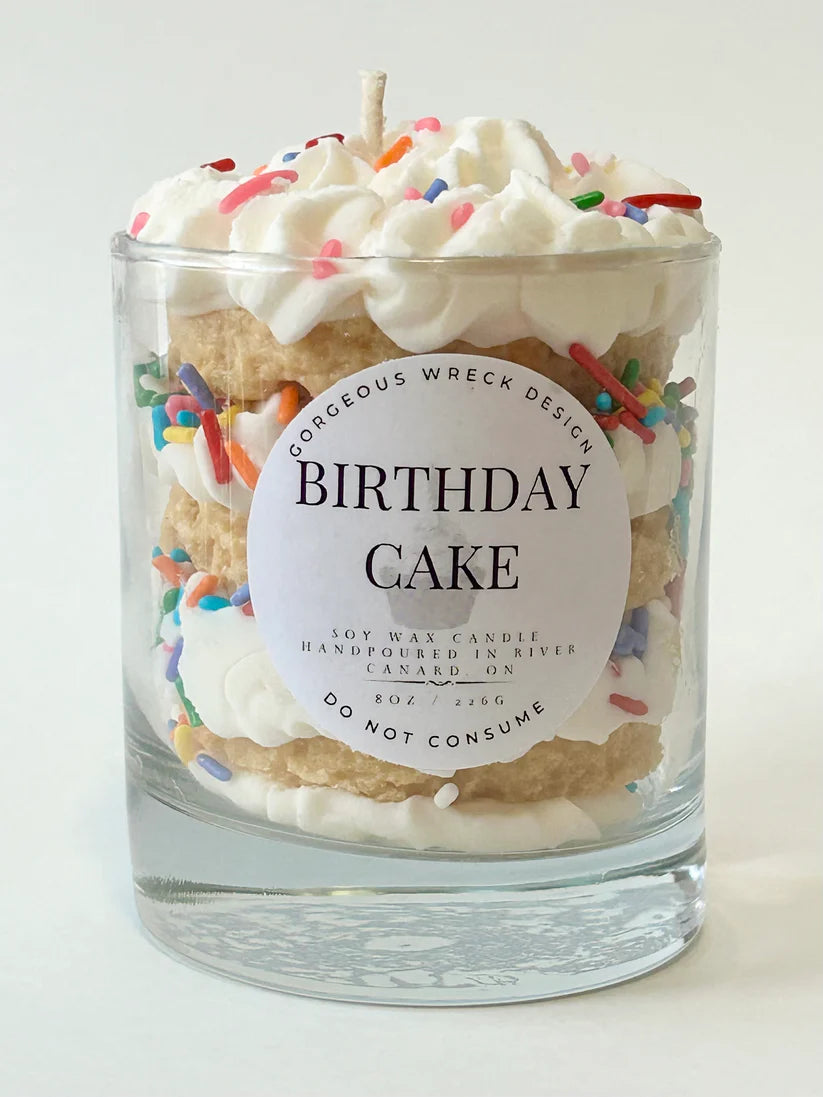 GORGEOUS WRECK DESIGN BIRTHDAY CAKE DESSERT CANDLE