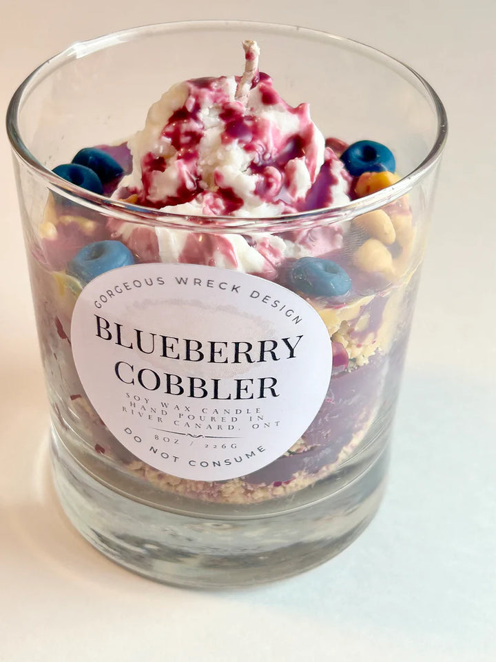 BLUEBERRY COBBLER DESSERT CANDLE
