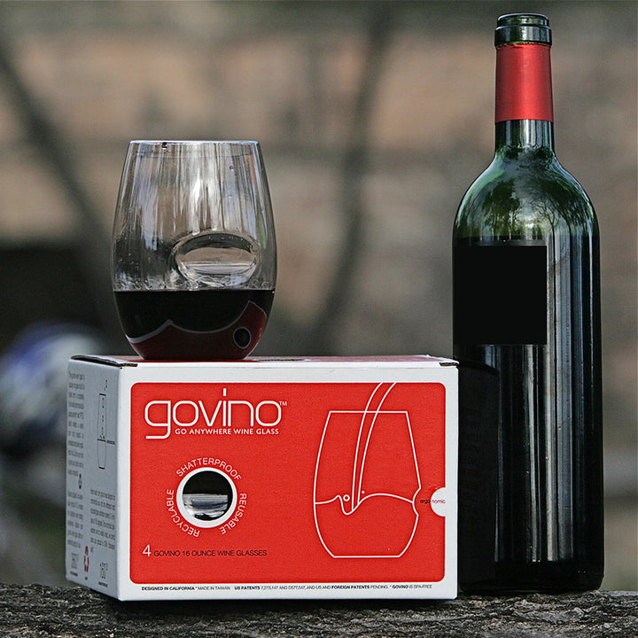 GOVINO DISHWASHER SAFE RED WINE GLASS - SET OF 4
