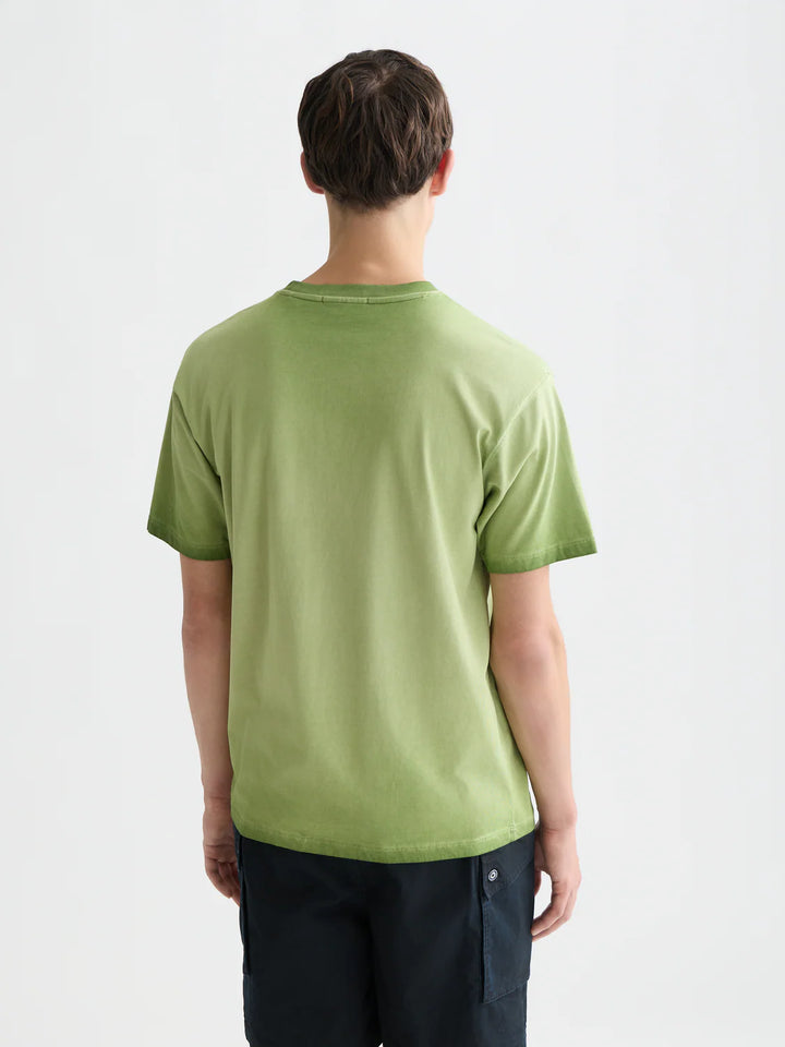 EMBROIDERED ARTWORK RELAXED T-SHIRT "GARDEN GREEN"
