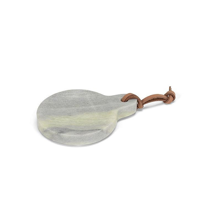 ROUND SPOON REST/DISH W/ LOOP GREEN 5&