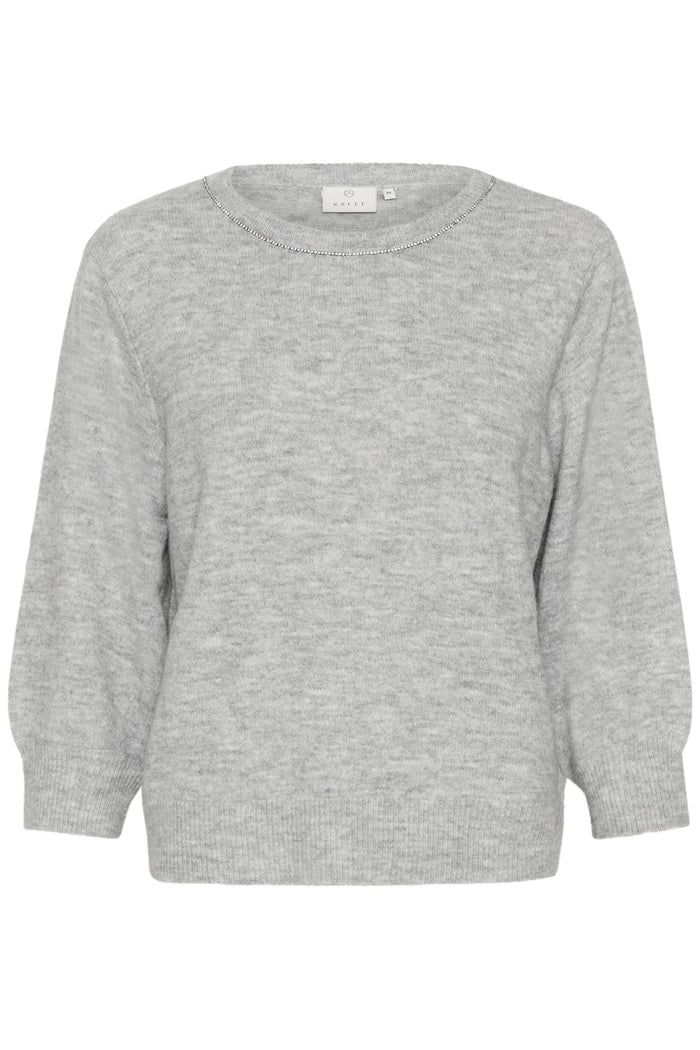 KAMERIDITH PULLOVER "GREY MELANGE"