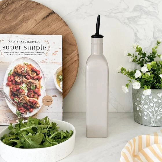 PARK WEST OIL/VINEGAR BOTTLE 16OZ "GREY"