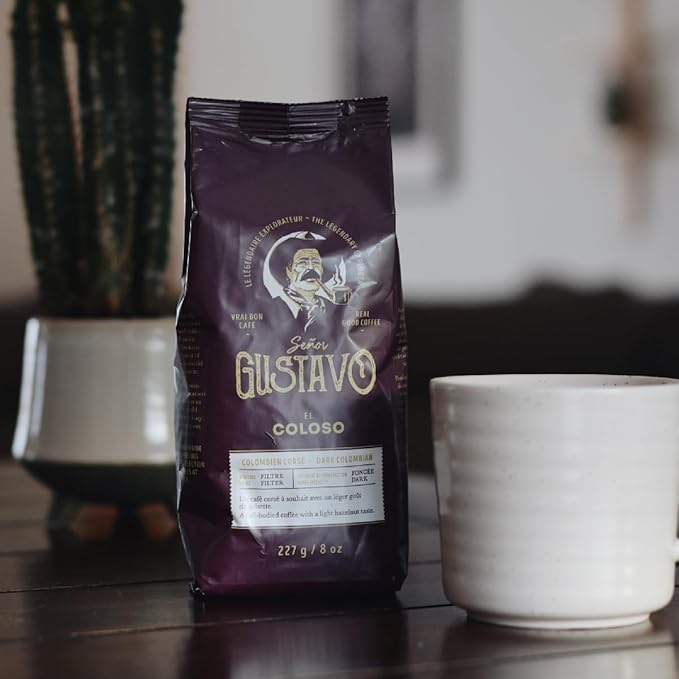 GUSTAVO COLOMBIAN FULL-BODIED GROUND COFFEE 226G