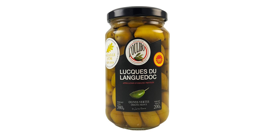 GREEN LUCQUES OLIVES 200G