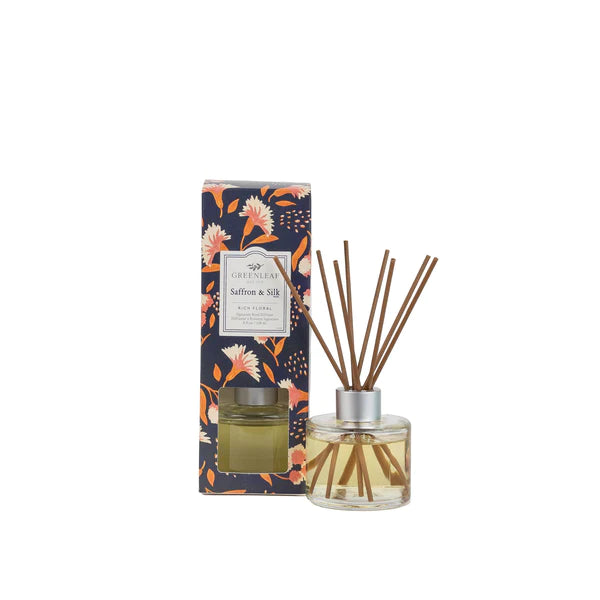 GREENLEAF REED DIFFUSER - SAFFRON AND SILK