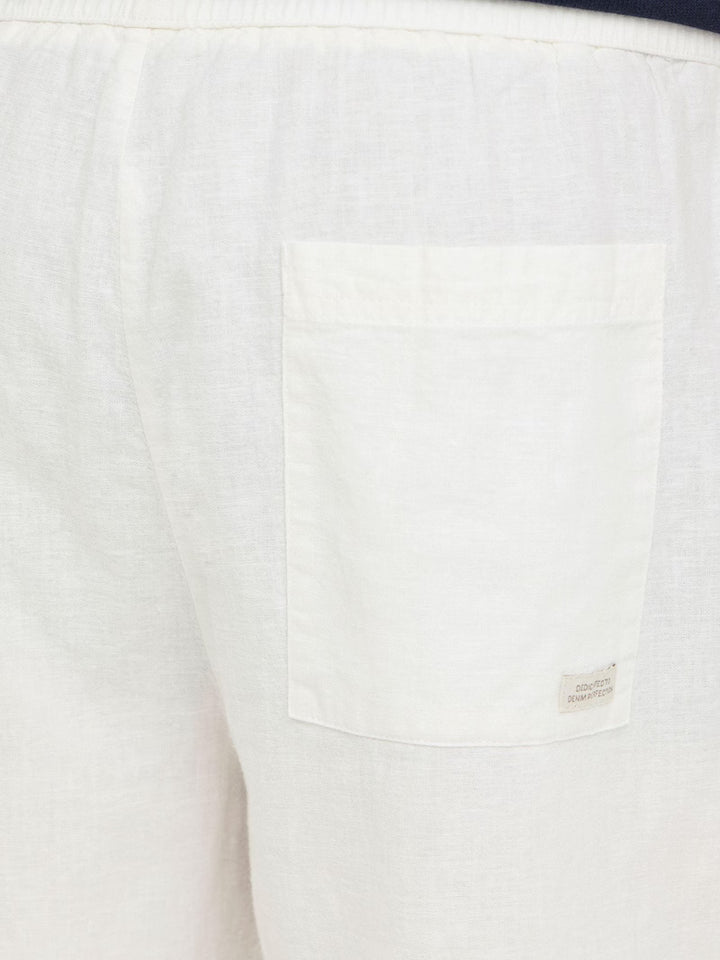 BHABAN LINEN PANTS "SNOW WHITE"