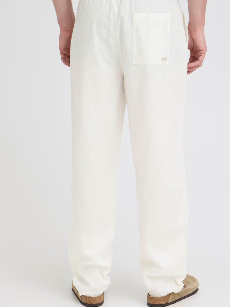 BHABAN LINEN PANTS "SNOW WHITE"