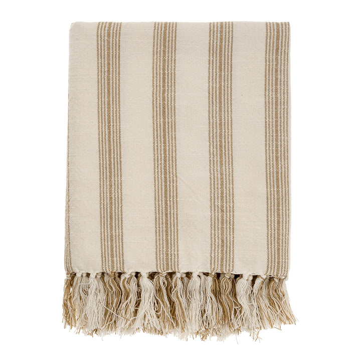 FRENCH STRIPE HAMMAM BATH TOWEL - WARM SAND