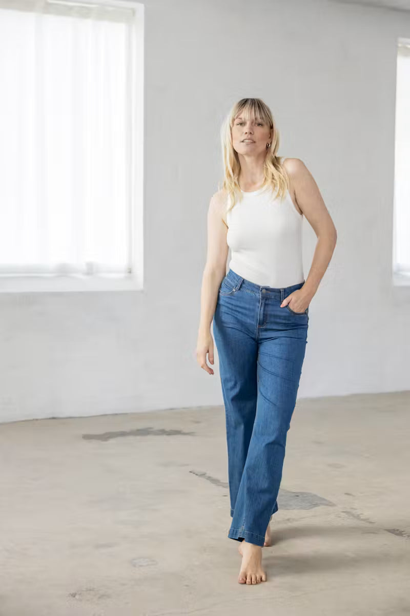 FRCHICAGO JEANS « DENIM BLEU MOYEN »