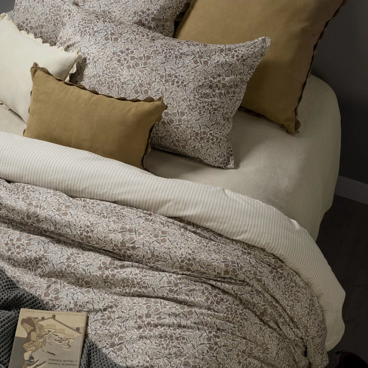 HARVEST FLORAL DUVET COVER - KING + 2 PILLOW SHAMS