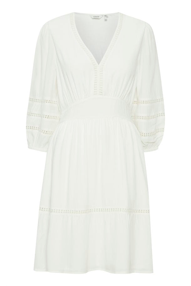 BYHASSI DRESS "OFF WHITE"