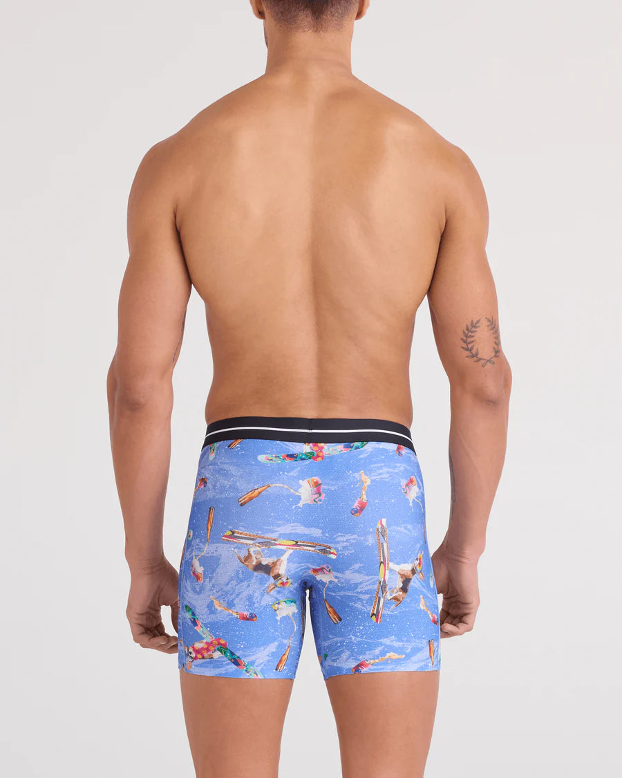 VOLT BREATHABLE MESH BOXER BRIEF 6" "HAUTE DOGGERS-SAIL BLUE"