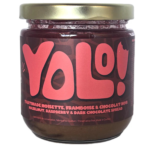 HAZELNUT, RASPBERRY & DARK CHOCOLATE SPREAD 250G