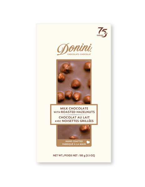 MILK CHOCOLATE WITH ROASTED HAZELNUTS BAR