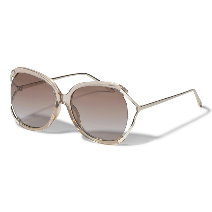 HELLA SUNGLASSES "LIGHT BROWN/GOLD"