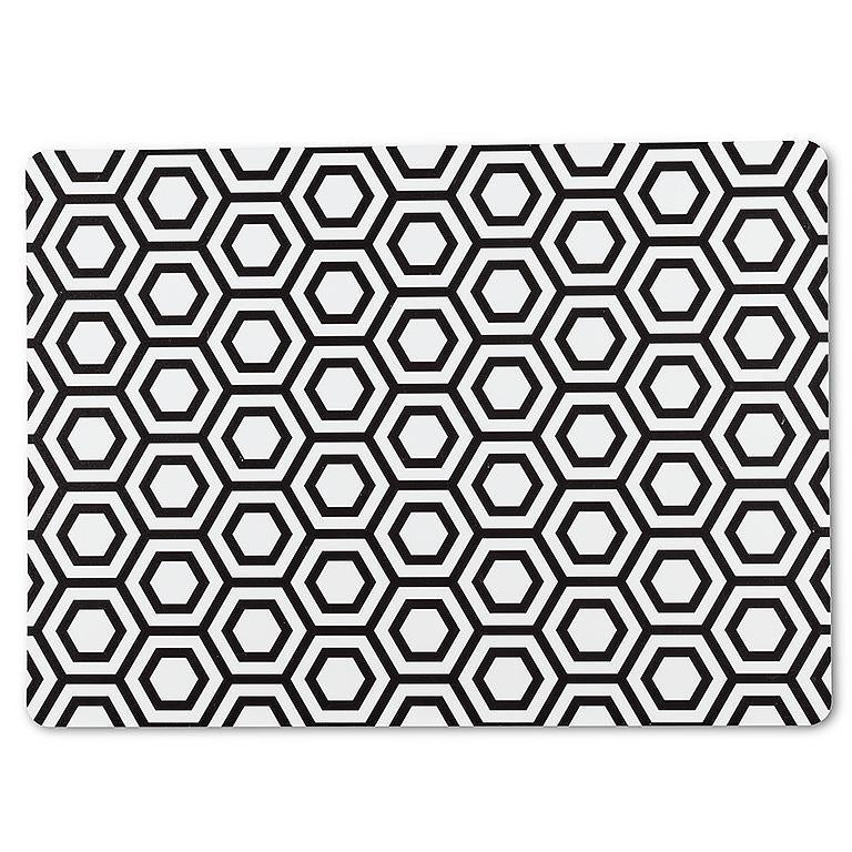 ALLOVER HEXAGON TILE PLACEMAT 13X18''L