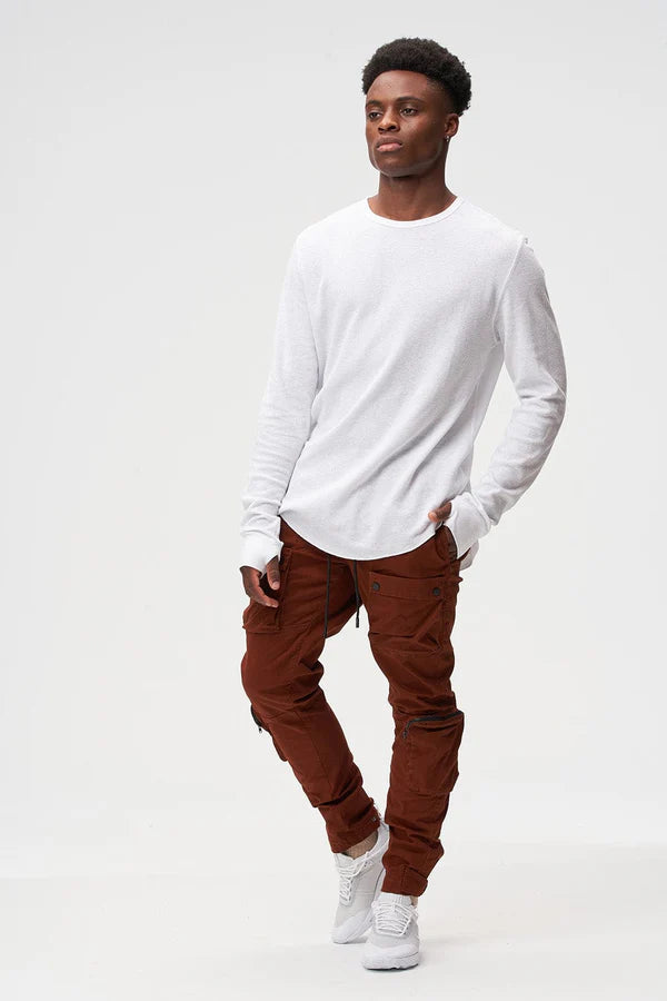 FW25 THERMAL WAFFLE HI-LO "WHITE"