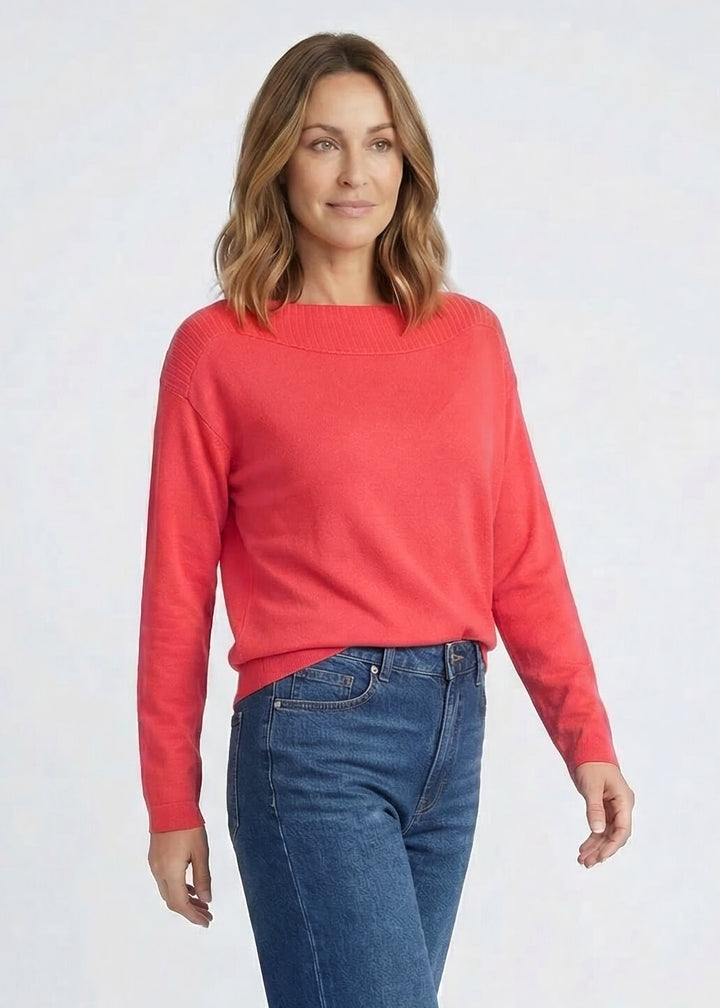 FRMARY PULLOVER "HIBISCUS"