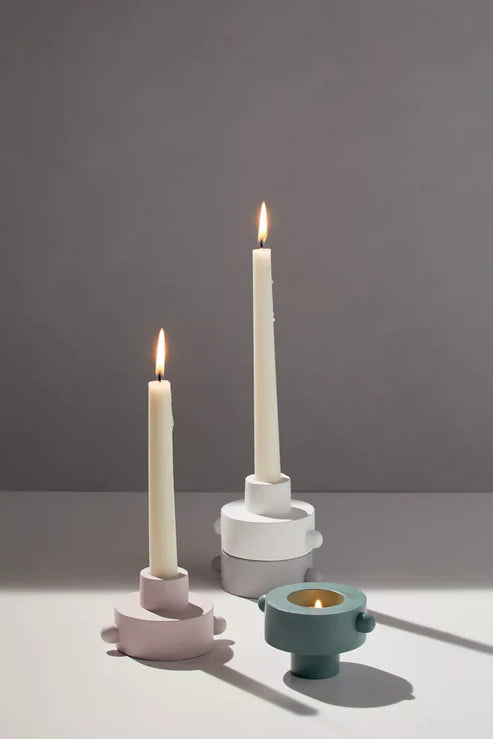 DUAL FUNCTION TAPER/TEALIGHT HOLDER