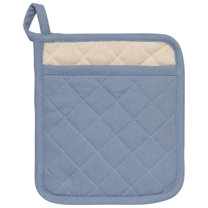 SUPERIOR POCKET POT HOLDER - SLATE BLUE
