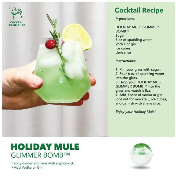 HOLIDAY MULE COCKTAIL BOMB