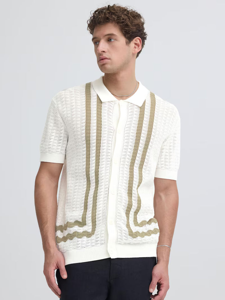 CFHOLLA KNIT CARDIGAN "MARSHMALLOW"