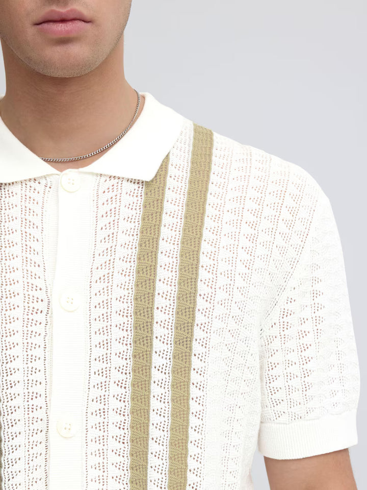 CFHOLLA KNIT CARDIGAN "MARSHMALLOW"