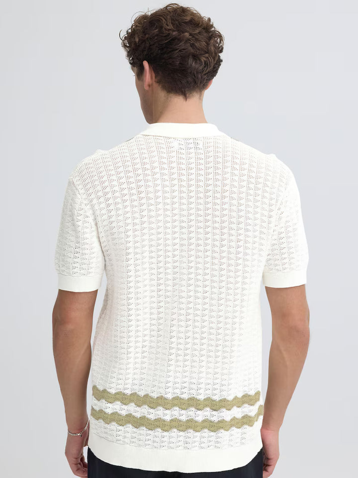CFHOLLA KNIT CARDIGAN "MARSHMALLOW"