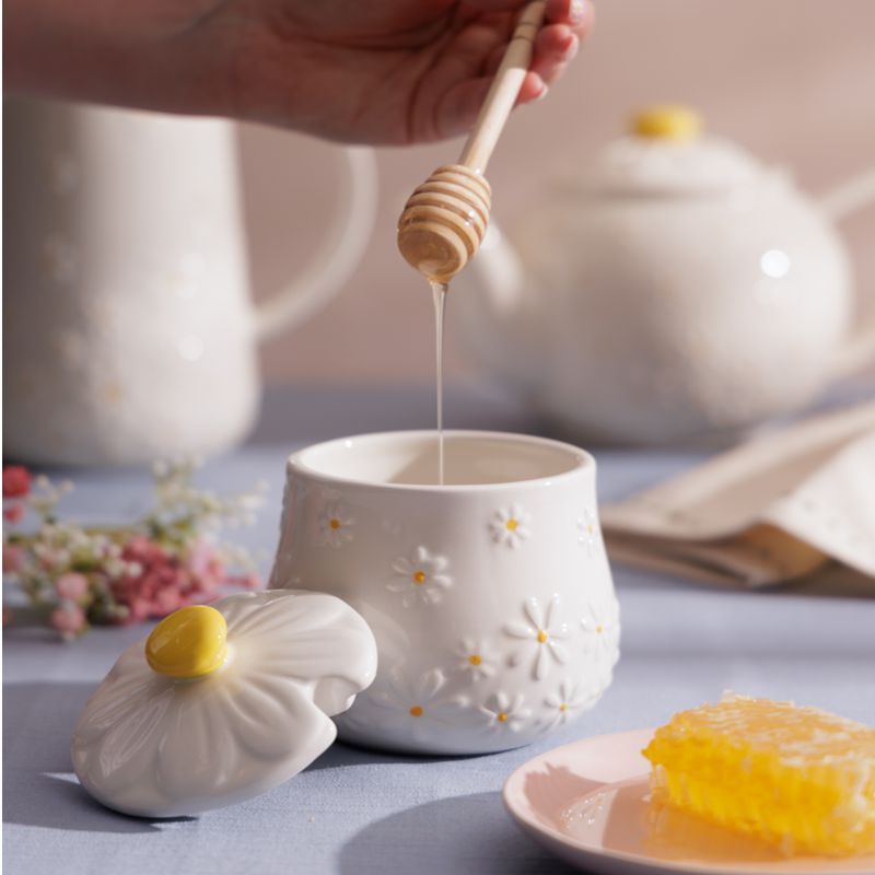 DAISY HONEY POT &amp; DRIZZLER