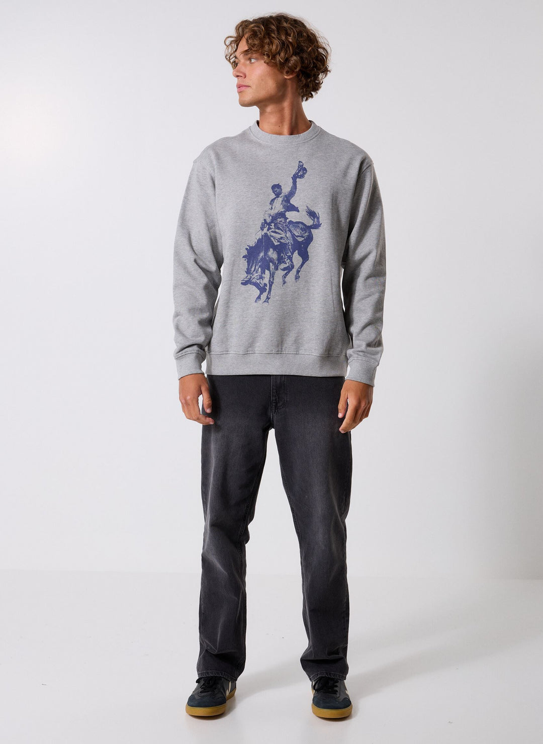 CFSIGVARD SWEATER "MID GREY MELANGE"