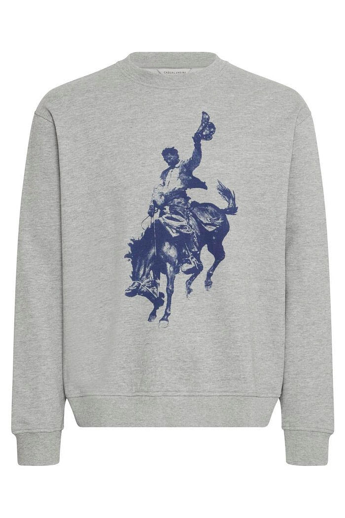 CFSIGVARD SWEATER "MID GREY MELANGE"