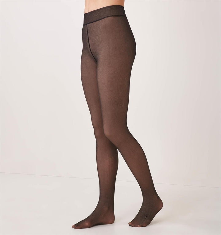 THERMAL PANTYHOSE S-M "BLACK"