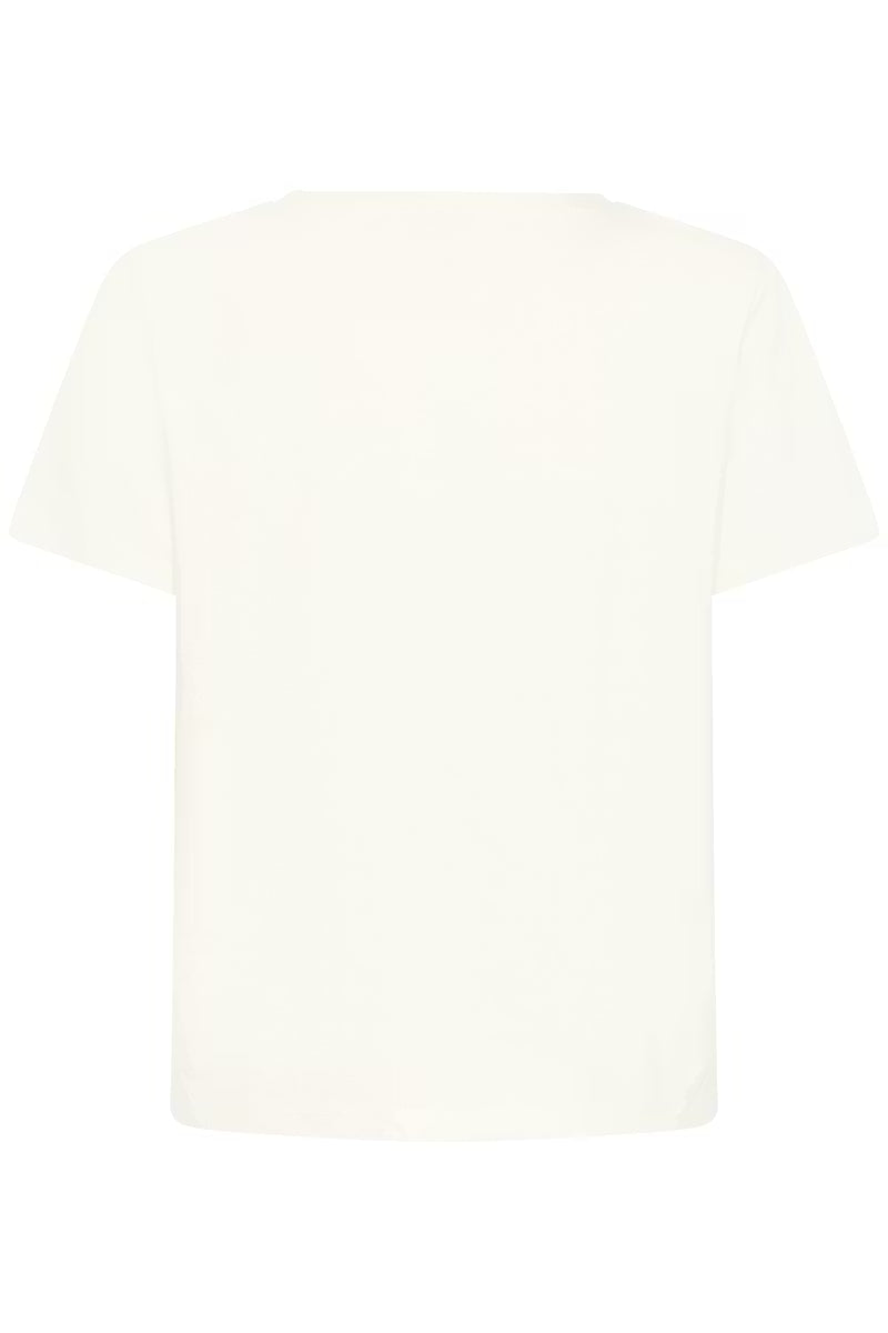 FRRIASA TEE "HYDRANGEA EMB/WHITE"