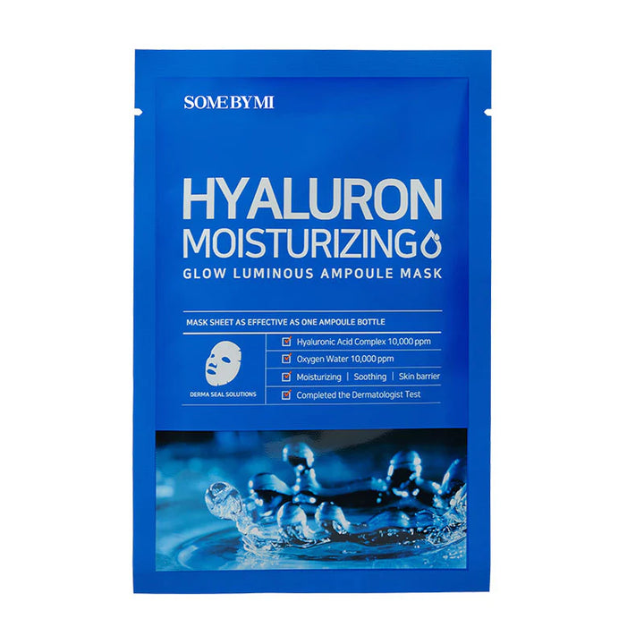 HYALURON MOISTURIZING GLOW LUMINOUS AMPOULE MASK 1PC