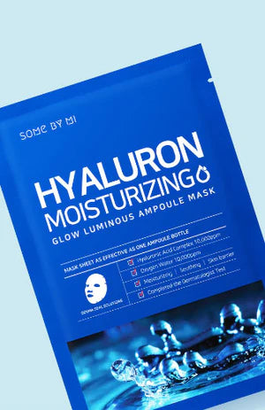 HYALURON MOISTURIZING GLOW LUMINOUS AMPOULE MASK 1PC